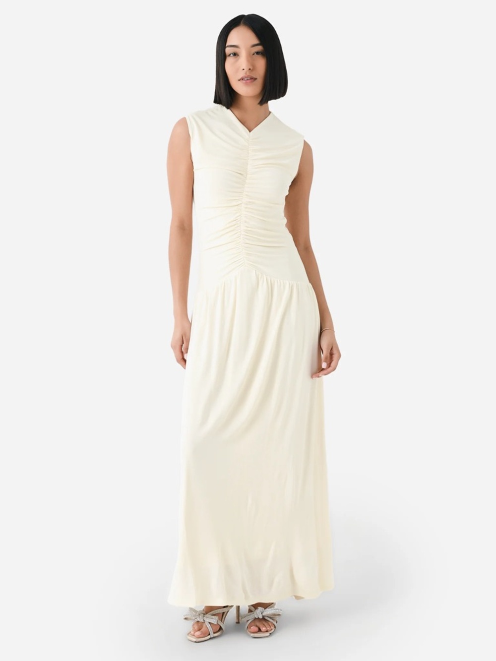 NWT Anna Quan Women’s Fleur Dress in Vanilla